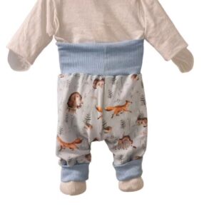 Pumphose Waldtiere blau