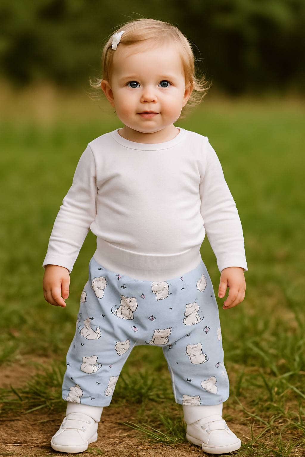 Pumphose Kätzchenmuster